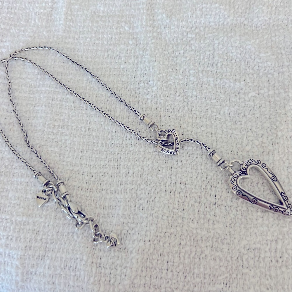 Brighton 2 heart necklace